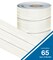 Carson Dellosa Farmhouse 65Ft of White Wood Grain Bulletin Board Borders, 1 Roll of Rustic Trim for Rolling Whiteboard, Cork and Posterboard, Party, Office Decorations, and Classroom Decor